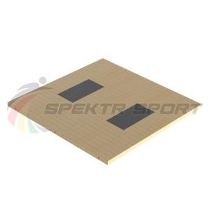 Купить Помост тяжелоатлетический 3х3х0,1м, рез. амортизаторы 1х0,5х0,04м в Новоульяновске 