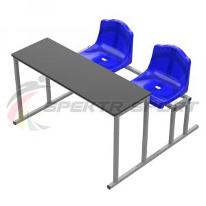 Купить Стол судейский с пластиковыми сиденьями в Новоульяновске 